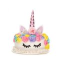 Pink unicorn - cake decoration