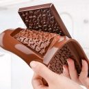 Chocolate heart silicone tablet form