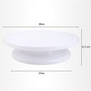 Cake stand round rotatable 28 cm