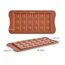 Mold silicone chocolate bar II