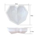 Mold silicone heart diamond