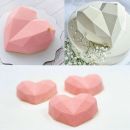 Mold silicone heart diamond