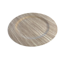 Wood imitation plate 33 cm