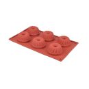 Classic silicone mini cake mold 6 pcs