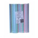 Paper straws thick pastel mix 100 pcs