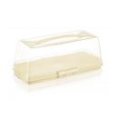 Dessert tray with lid high