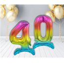 Color foil balloon standing no. 4