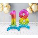 Color foil balloon standing no. 1