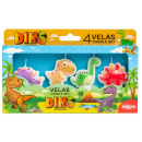 Dinoszaurusz gyertyák 4 db