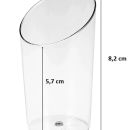 Desszertes kehely henger 80 ml 15 db