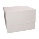 Krabička na tortu s nastaviteľnou výškou 25,5x25,5x25-33cm