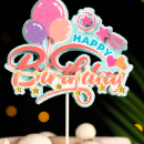 Happy Birthday with balloons