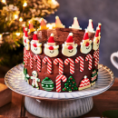Sada vianočné čoko dekorácie Santa 12 ks