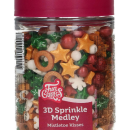 Posyp 3D Sprinkle Medley Mistletoe Kisses 70g