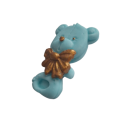Blue teddy bear rattle
