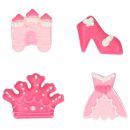 Csokoládé dísz készlet Hercegnő 8 db