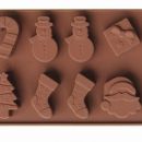 Silikon-Lutscherform, Weihnachtsmann, Baum, Weihnachtsmann