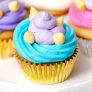 Paper cups gold 2.5 cm 60 pcs