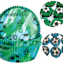 Paper cups football 60 pcs