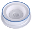 Rotating stand white-blue diameter 28 cm