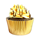 Paper cups gold 5/7.3 cm 100 pcs