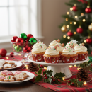 Paper cups with reindeer 30 pcs