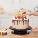 Rotating stand black diameter 28 cm