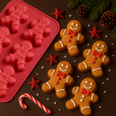 Silicone mold Gingerbread 6 pcs