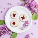 Mini stainless steel cookie cutter mix of shapes 6 pcs