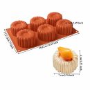 Silicone tree trunk mold 6 pcs