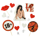 Behatolás, hölgy, ajkak, 18+