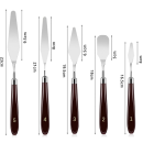 Szpatułki do kremu - zestaw 5 szt.