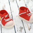 Tenisky červeno-bílé