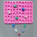 Silicone mold - mix of animals with pipette