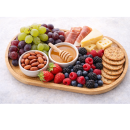 Bamboo serving tray 28x15 cm