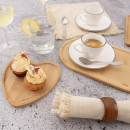 Bamboo serving tray 28x15 cm