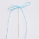 Stuha mašlička modrá 8 ks