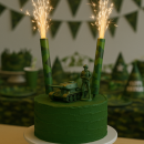 Minecraft cake fountain 12 cm 2 pcs