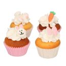 Ozdoba królik i marchewka 14 szt.