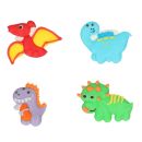 Sada cukrové dekorácie dinosaury 8 ks