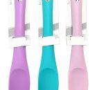 Silikonspatel, schräg, Farbmix, 29 cm