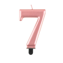 Sviečka ružovo-zlatá č. 0 - 8