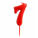 Sviečka červená č. 0 - 7