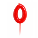Sviečka červená č. 0 - 7