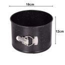 Összecsukható fém kerek forma 18 cm magas