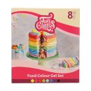 Gelfarben-Spaßkuchen-Set mit 8 Teilen