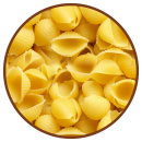 Pasta package Shells, Collets and Penne
