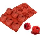 Forma silikón 3D malina 6 ks