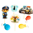 Zápich cukrový policie 7 ks