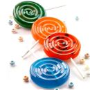 Mold silicone lollipop circle spiral